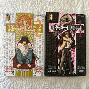 Death Note Manga Volumes 1 and 2 Set